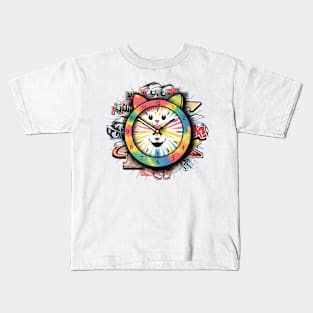 Tie Dye Cat Kids T-Shirt